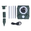 Solar Animal Repeller Smart Ultrasonic Mouse Animal Repellent for Farm