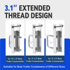 Racewill 8" Boat Trailer Vertical Bunk Bracket for Carpeted Guide