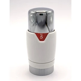 White/Chrome Thermostatic Radiator TRV Valve Head Replacement M30 x 1.5 Universal for All Manufacturers
