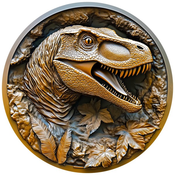 Bgraamiens Puzzle-Jurassic Relic- 3D Visual Dinosaur Inside a Fossil 1000