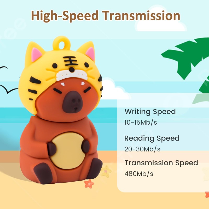 BORLTER CLAMP 64GB USB Flash Drive Cute Flash Drive in