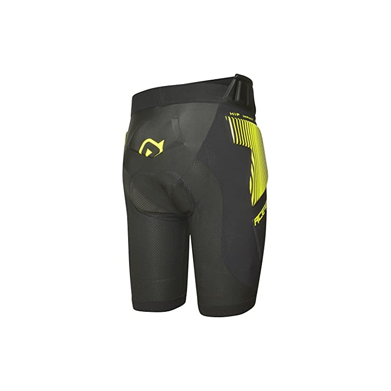 Acerbis Soft Rush Protector Shorts Black/Yellow, black