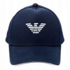 Emporio Armani 627920 CC990 00035 Hat, Eagle Mark, Men's, Navy,