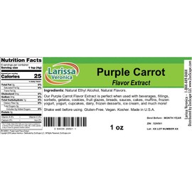 Purple Carrot Flavor Extract (1 oz, ZIN: 529501) - 2 Pack
