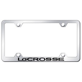 Au-TOMOTIVE GOLD Laser Etched Logo Stainless Steel Wide Body License Plate Frame for Buick Lacrosse (Chrome)