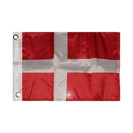 JumpingLight 12x18 12x18 Denmark Rough Tex Knitted Boat Flag Banner - Quality Flags