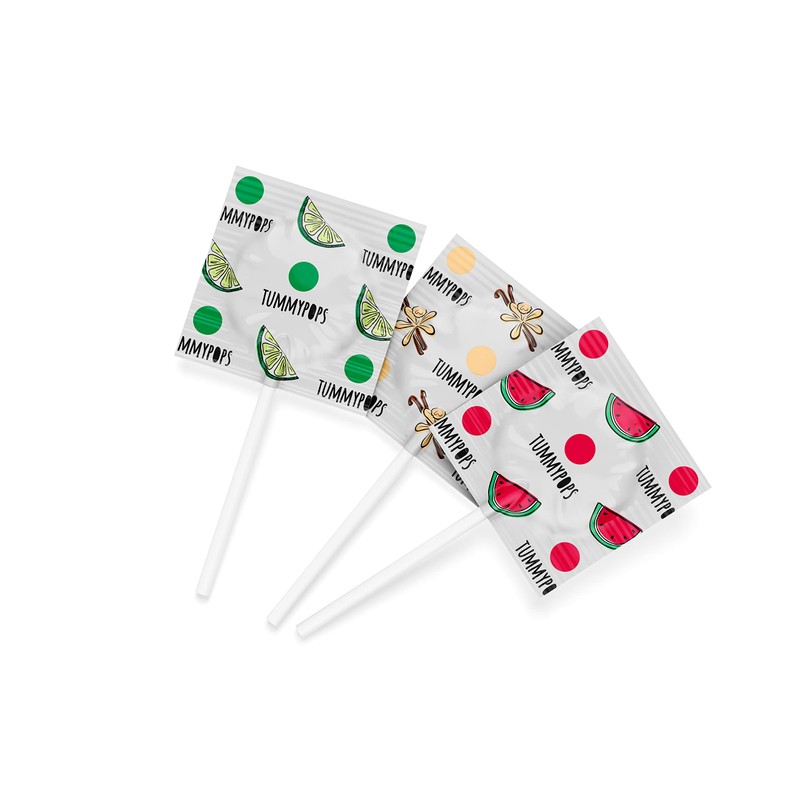Tummypops Peppermint Variety Pack (Hint 'O Lime, Watermelon, & Vanilla