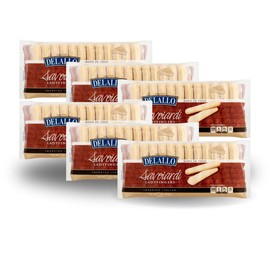 DeLallo Savoiardi Lady Fingers, 7.06 Ounce Box, 6 Pack, For Tiramisu, Baked in Italy
