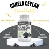 Carbon Activado 100% Puro (180 Capsulas 500mg) [Potente Mineral] |
