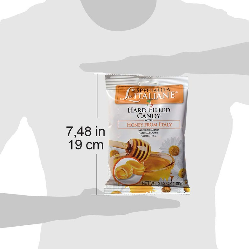 Serra Hard Filled Candy with Honey from Italy, 3.52 Ounce