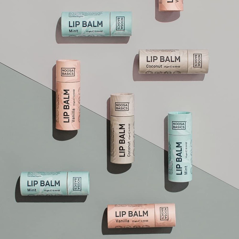 NOOSA BASICS Lip Balm, Mint, 0.5 oz (15 g)