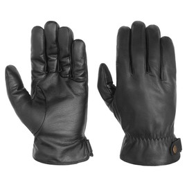 Conductive Leather Gloves Stetson men´s full-fingered (8 1/2 HS - black)