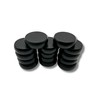 Black Elite 14 Count Crokinole Discs + Scoring Peg