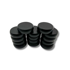 Black Elite 14 Count Crokinole Discs + Scoring Peg