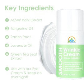 Wrinkle Cream for Skin Wrinkle Repair - Best Face & Neck Cream with Lavender Oil & Aloe Vera | Night Moisturizer Cream for Fine Lines & Wrinkles (1.7fl.oz/50ml)