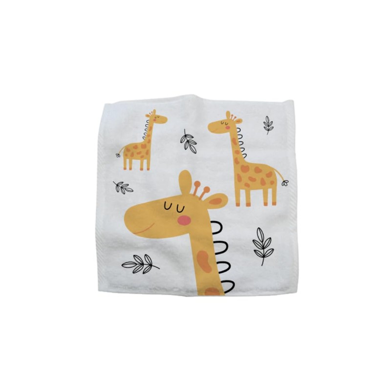 Hello Chums Wash Cloth - Safari Animal Magic Flannel, Face