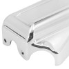 HDBUBALUS Bar Shield Rear Chrome Axle Covers Swingarm For Harley