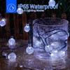 7M Waterproof Solar Bubble Ball Light String Lights Outdoor Crystal