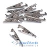 10 x Miniature Stainless Steel Alligator Crocodile Test Clip Connector