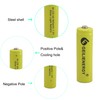 GEILIENERGY Solar Light Batteries AA Ni-Cd AA 600mAh 1.2V Rechargeable