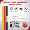 Nilight 100FT 16 Gauge 3 Conductor Electrical Wire Tinned Oxygen