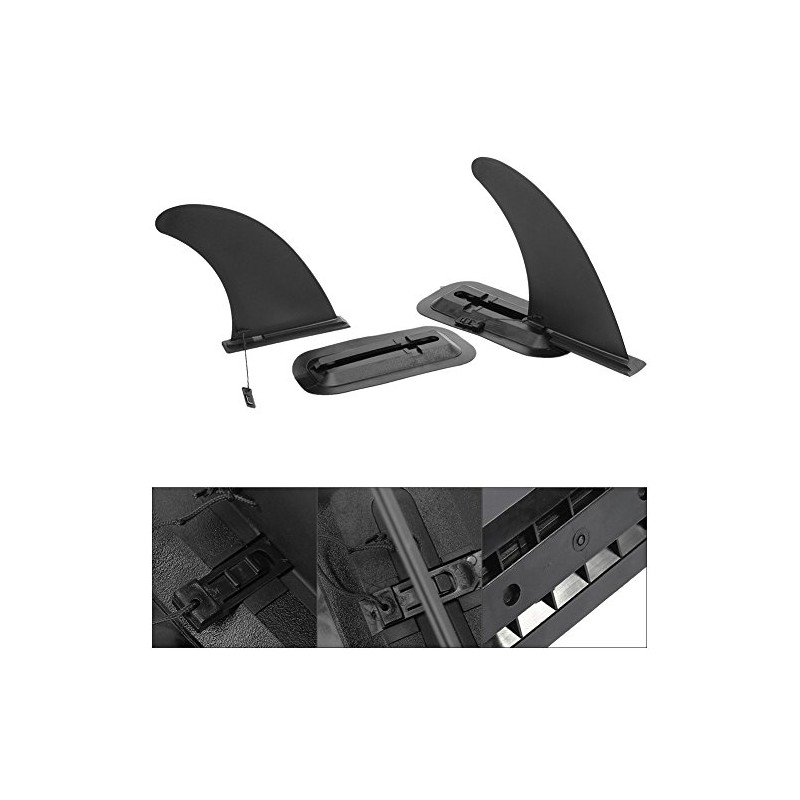Detachable Board Fin, PVC Single Center Fin with Fin Dock