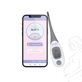 reer Mama Basal Thermometer - Fever Thermometer for Cycle Control, for Women with Desire to Have Children