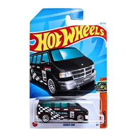 Hot Wheels - Dodge Van - HW Vans 5/5 - HTB95 - Short Card - RAM - HW Racing - TanChan Customs - Mattel 2024-1:64
