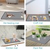 JSXZWOO Cat Litter Mat, Silicone Large Cat Mat for Litter