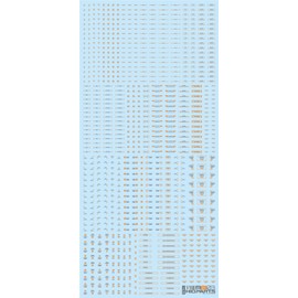 Haikyu Parts RB03-100GAO 1/100 RB03 Cotion Decal, Gray & Orange, 1 Piece, Plastic Model Decal