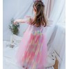 [Dressy Daisy] ガールズ ユニコーン プリンセスドレス ピンク 豪華な スパンコール 女の子 ハロウィン