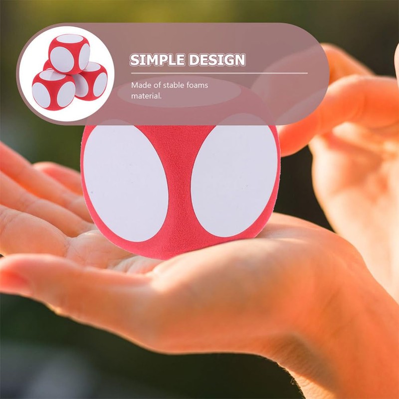 JOINPAYA Pack of 5 Foam Cubes for Labelling: Dry Wipe