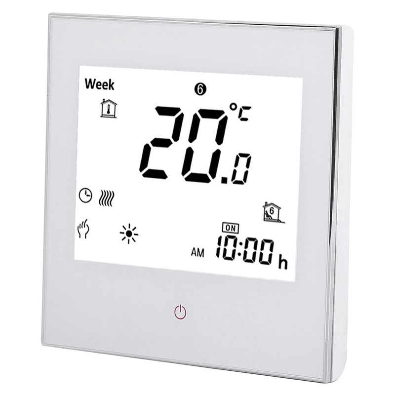 Heating Room Thermostat Weekly Programmable LCD Display Touching Screen 5A