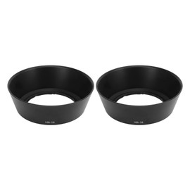 2PCS Lens Hood for Nikon AF Mount 28‑105mm F3.5‑4.5D Lens Plastic Bayonet Lens Hood Replace for HB18