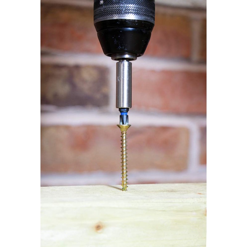 TIMCO C2 Strong-Fix Multi-Purpose Premium Countersunk Gold Woodscrews - 3.5