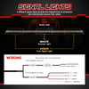 OFFROADTOWN 37 Inch Slim LED Chase Bar Rear LED Strobe