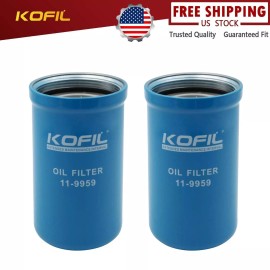 KOFIL 2pack 11-9959 Oil Filter, for Thermo King Precedent S600 C600 S700