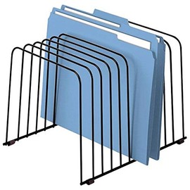 Organizador de escritorio Fellowes, 11 secciones, alambre, 9 x 11 3/8 x 8 pulg., Negro