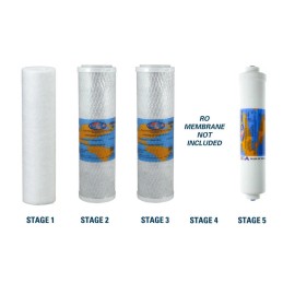 ESP Water Products PUREVALUE 5EZ50 RO Filter Replacement Kit (Membrane Sold Separately)