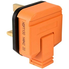 PERMAPLUG HDPT13ORG PLUG, 13A, RUBBER, ORANGE (10 pieces)