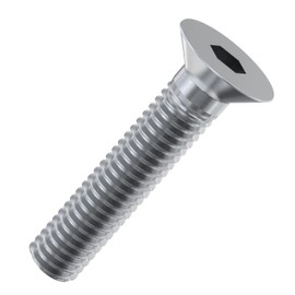Accu - M3 x 10mm Socket Countersunk Screws (ISO 10642) - Stainless Steel (A2) (Pack of 200)