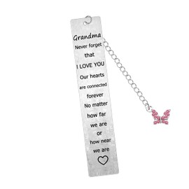 Grandma Bookmark from Granddaughter Grandson Mother ’s Day Gifts Bookmark Gifts for Grandma Grandmother Christmas Birthday Gifts Bookmark Gifts for Grandma