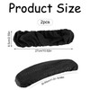 Bojueshaw 2pcs Office Chair Arm Cover,Stretchable Polyester Office Chair Protector