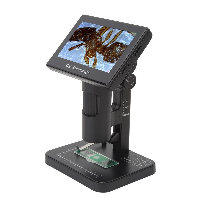 Digital Microscope with 5in IPS Screen USB 1080P 1000X Magnification