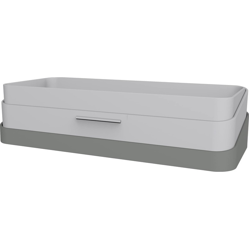 helit H6252582 Table Organiser "the Company", Desk Butler in Grey/Grey