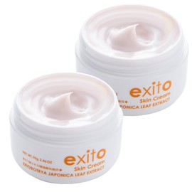 Exeet Skin Cream, 2.5 oz (70 g) x 2 Packs (Beiwa Leaf Extract Moisturizing Cream)