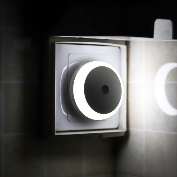 myCozyLite myCozyLite Nachtlicht Steckdose, Lichtsensor, Kaltwei?es Licht, Kompakt und Klein,