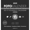 Alpha Edition - Photo Craft Calendar Black 2025, 16 x