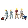 Hasegawa WM03 1/35 Construction Machine Series Construction Workers Set A
