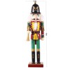 SurpriseSeptember Christmas Nutcracker Ornament,12 inch Traditional Painted Wooden Nutcracker Soldier